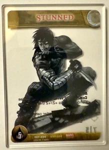 Winter Soldier Upper Deck Vs System 2PCG Stunned Acrylic Card Promo L2 #5 - Picture 1 of 2