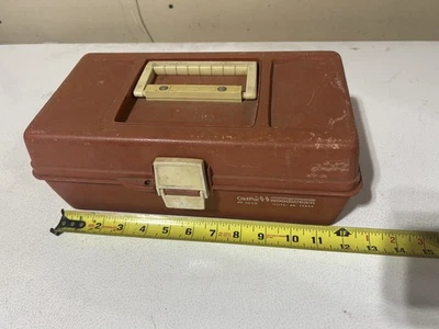 Caja de aparejos vintage Old Pal Woodstream PF 1040 con bandeja plegable interior Foto 1 de 4