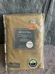 Argentina  One Interlined Pinch Pleat Panel Window Curtain 26”x84”  - Picture 1 of 8