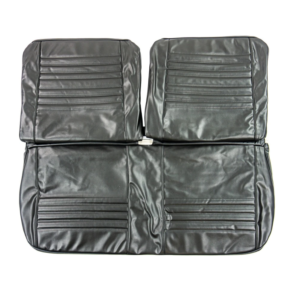 Nueva cubierta de asiento de banco delantero negra para Chevrolet Chevelle 67AS10B Foto 1 de 1