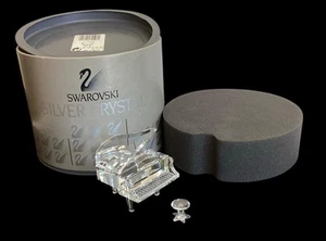 SWAROVSKI CRYSTAL GRAND PIANO WITH STOOL FIGURINE BOX - Picture 1 of 23