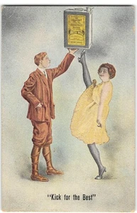 Connecticut Oil Co. Automobile Motor Oil Advertising 1910s Antique Postcard - Picture 1 of 2