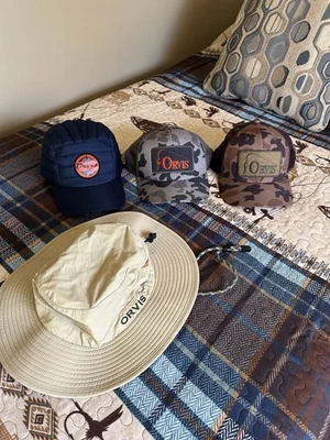 gorras orvis para hombre lote de 4 nuevas sin etiqueta Foto 1 de 4