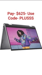 Dell Inspiron 5000 14" i3 8GB/256GB Win 11 2-in-1 Touch Screen Laptop- Brand New - Picture 1 of 10