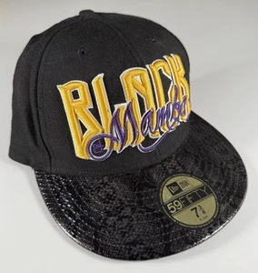 Gorra New Era Negra Mamba Kobe Los Angeles Lakers Grande NBA Baloncesto Negro Dorado - Imagen 1 de 12