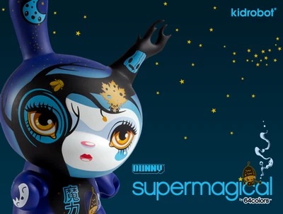 Kidrobot: 64 Colors - Supermagical Dunny 8" Vinyl Art Figure 2012 Ltd. Ed kawaii - Image 1 of 4