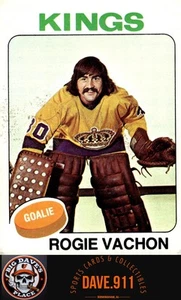Rogie Vachon 1975-76 Topps #160 Los Angeles Kings - Picture 1 of 2