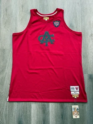 Vintage Wash 12 Streeters 1909-10 Edwin Henderson  Black Fives Basketball Jersey - Image 1 of 4