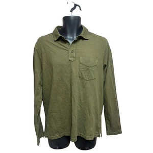 UNTUCKIT Poloshirt Herren olivgrün - Größe M Langarm Freizeit  - Bild 1 von 11