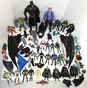 Batman Action Figuren Lot Toybiz Kenner Filme Animiert Vintage Spielzeug Sammlung - Bild 1 von 16