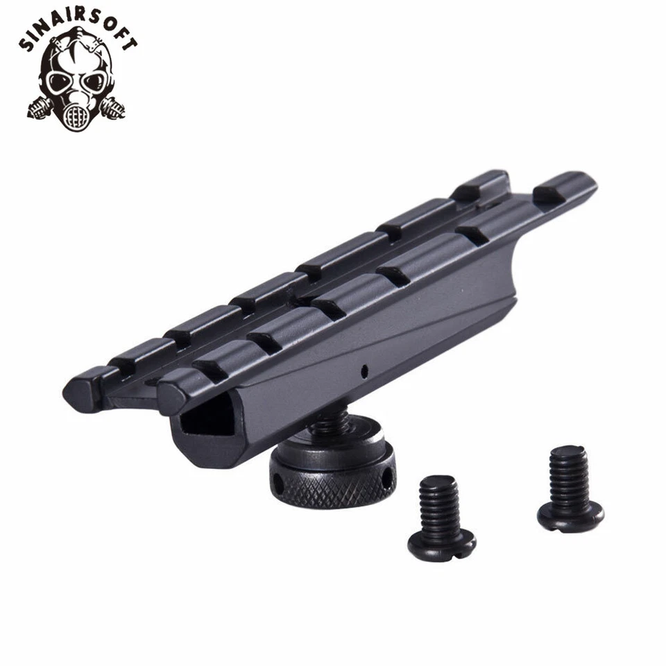 Tactical 20mm Carry Handle Weaver Picatinny Rail Base Mount Scope Laser Airsoft - Image 1 of 4