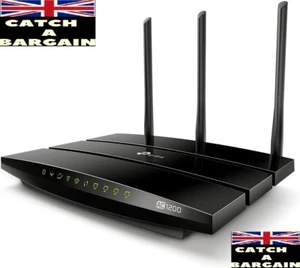 TP-LINK Archer C1200 - Noir, AC 1200 Mbit/s Modem Router (C-499b) - Picture 1 of 11