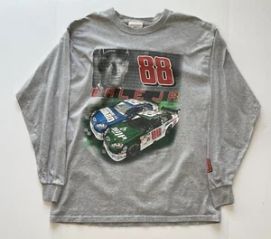 Vintage Y2K Dale Earnhardt Jr Long Sleeve NASCAR T-Shirt Size XL - Picture 1 of 7