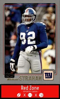 2001 Topps - #112 Michael Strahan NM Set Break. - Image 1 of 2