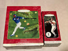 MLB Cal Ripken & Sammy Sosa Christmas ornaments
