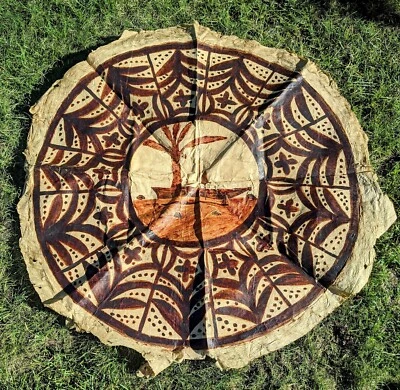 Vintage WWII Hawaiian Table Cloth - Image 1 of 4