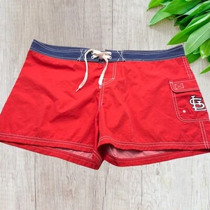 St. Louis Cardinals baseball red and blue Swim trunks bathing suit Size XL - Picture 1 of 9