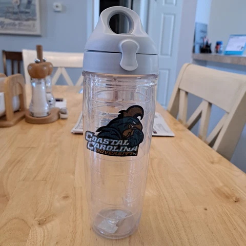 Tervis Coastal Carolina U. Clear Tumbler w/ flip top Cover