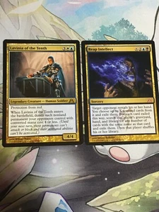 C6097 MAGIC MTG DRAGON'S MAZE REAP INTELLECT LAVINIA OF THE TENTH LP RARE - Picture 1 of 22