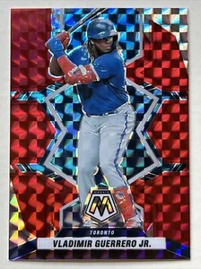 2022 Panini Mosaic Red Prizm Parallel #81 Vladimir Guerrero Jr Toronto Blue Jays - Picture 1 of 2