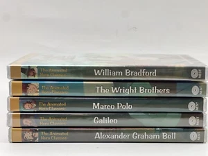 The Animated Hero Classics DVDs By Nest Set Of 5, NEW Sealed  - Picture 1 of 7