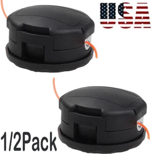 2PCS Universal String Trimmer Head Replacement Gas Electric Weedeater Weed Eater - Picture 1 of 14