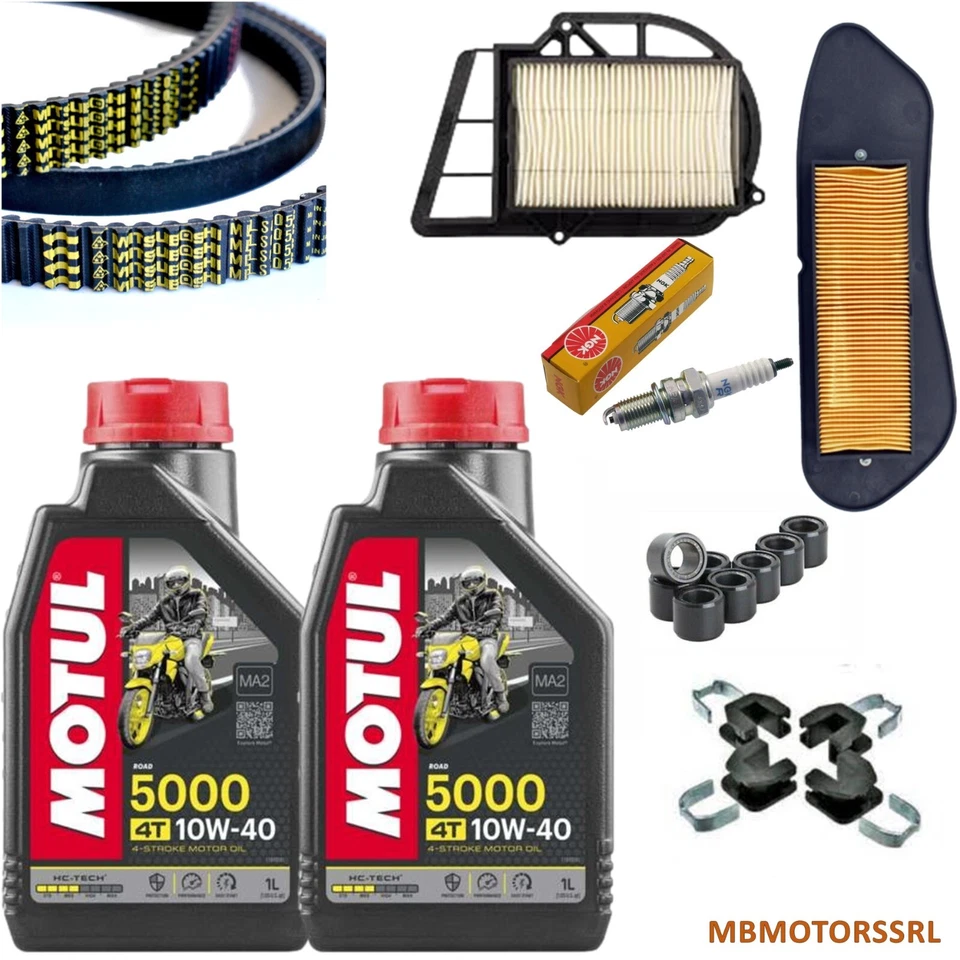 KIT TAGLIANDO YAMAHA X-MAX 250 2007 2014 XMAX X MAX OLIO CINGHIA FILTRI RULLI - Immagine 1 di 1