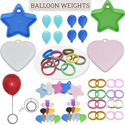 PANNU DESIGN Helium Balloon Weights Heavy Quality Bangle & Star Balloon Weight Various Colour