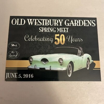 OLD WEDTBURY GARDENS SPRING MEET 50 Years June 5 2016 Plaques - Image 1 of 3