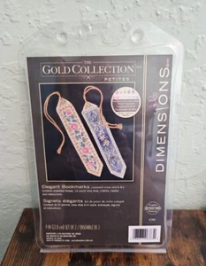 Dimensions Cross Stitch Kit Elegant Bookmarks Gold Collection  - Picture 1 of 5