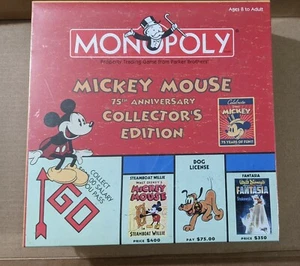 Mickey Mouse 75th Anniversary Collectors Edition Monopoly Spiel 2004 - Bild 1 von 3