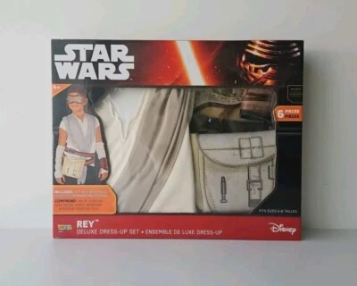 Disney Star Wars Rey Deluxe Dress-Up 6 Piece Costume Set - NEW & SEALED - Image 1 of 4