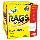 Scott Rags in a Box 10 x 12 White 200/Box 75260
