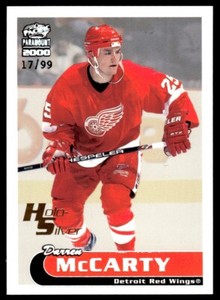 1999-00 Pacific Paramount HOLO SILVER /99 Darren McCarty Detroit Red Wings #84