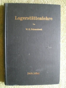 Lagerstättenlehre - Erz Erden Salzlager Kohle Erdöl Lehrbuch Bodenschätze 1961 - Picture 1 of 1