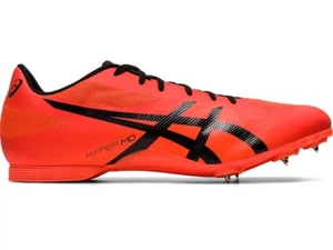ASICS Hyper MD 7 Mens Running Spike Orange // RRP £65 - Picture 1 of 5