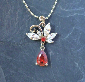 TrachtenschmuckjTrachtenkette Dirndlkette Collier mit Anhänger Geschenk Kette - Bild 1 von 2