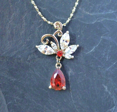 TrachtenschmuckjTrachtenkette Dirndlkette Collier mit Anhänger Geschenk Kette - Bild 1 von 2