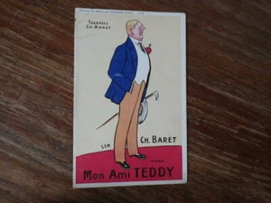 1x CPA Postcard illustrateur SEM TOURNEES CH. BARET Mon Ami Teddy  - Picture 1 of 2