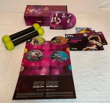 Zumba Fitness Exhilarate Body Shaping System 5 DVD Zestaw Toning Sticks & Music CD