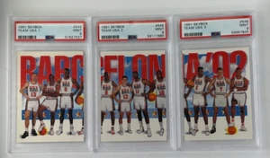 1991 SKYBOX TEAM USA BASKET SET BARCELLONA PSA 9 JORDAN PIPPEN BIRD BARKLEY - Foto 1 di 2
