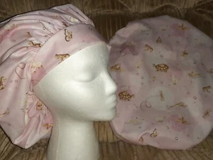 Turtle & Frogs Bouffant Medical Scrub Surgery Hat - Picture 1 of 1
