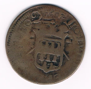 Oord / Liard 1692 LUIK-LIEGE Jean-Louis D'Elderen (1688-1694) - Foto 1 di 2