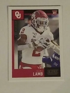 CeeDee LAMB 2020 SCORE ROOKIE CARD DALLAS COWBOYS  - Picture 1 of 2
