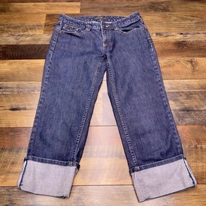 Banana Republic Capri Jeans Womens 4 Blue Low Rise Stretch - Picture 1 of 11