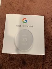 Brand new,Google Nest Smart Programmable WiFi Thermostat Snow - GA01334-US 