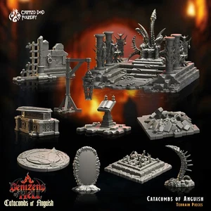 Devil Scenery - Dungeons and Dragons DnD Miniatures Tabletop - Picture 1 of 16