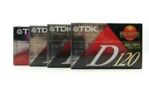 New ListingLot of 4 Blank Tdk Cassette 60 90 120 Tapes New Sealed Free Shipping