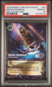 2024 Disney Lorcana EN D23 Bruno Madrigal Undetected Uncle Foil Promo #04 PSA 10 - Picture 1 of 2