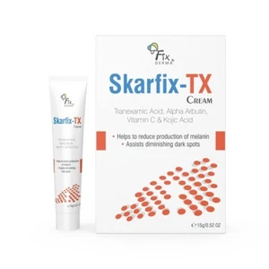 Fixderma Tranexamic Acid + 2%Kojic Acid + 1%Arbutin SKARFIX TX Face Cream 15g - Picture 1 of 7